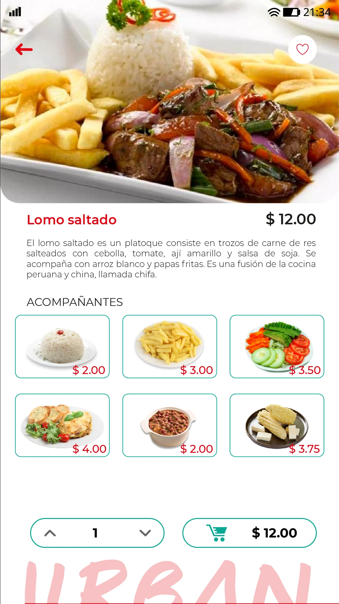 Detalle de un plato